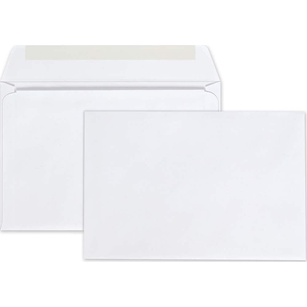 Quality Park - Mailers, Sheets & Envelopes; Type: Open-Side Booklet Envelope ; Style: Gummed Flap ; Width (Inch): 9 ; Length (Inch): 6 ; Box Quantity: 100 ; Size: 6 x 9 - Exact Industrial Supply