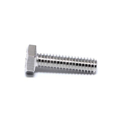 Hex Head Cap Screw: 1/2-13 x 1-1/4″, Grade 316 Stainless Steel, NL-19 Finish Fully Threaded, ANSI B18.2.1