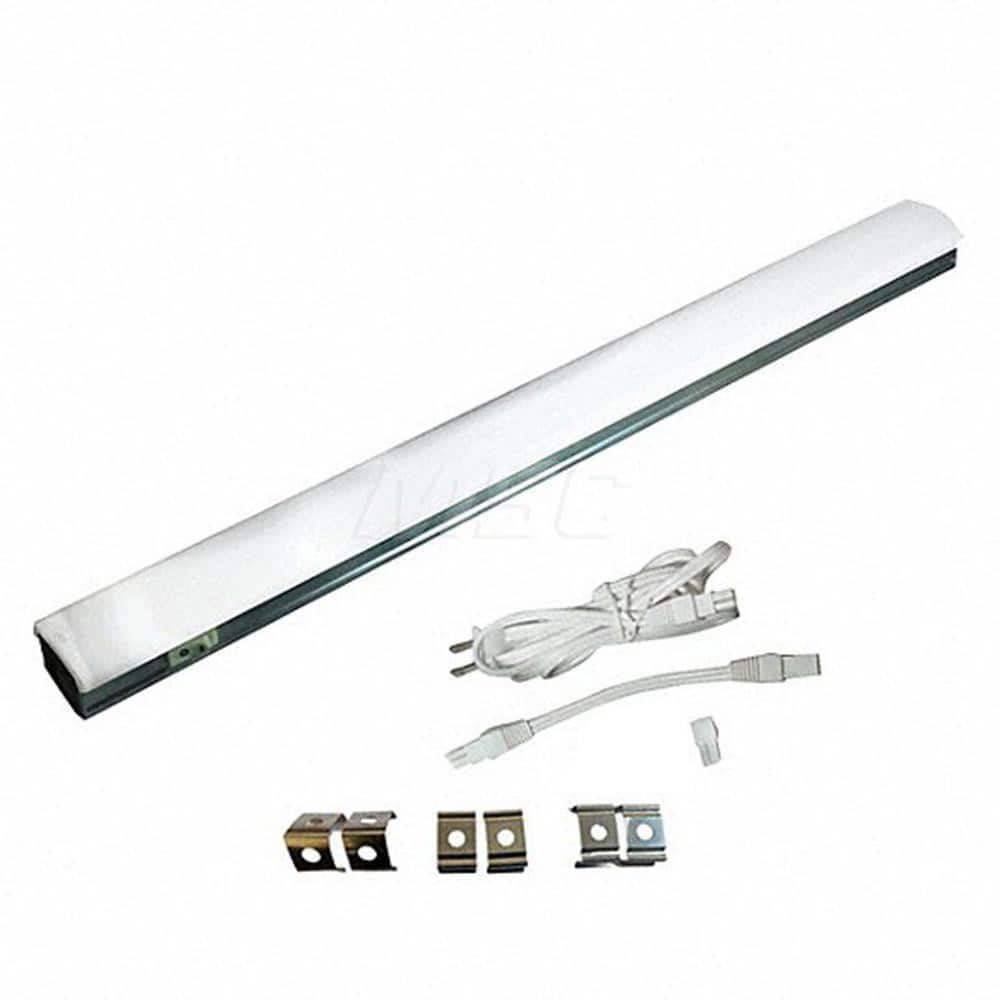 Undercabinet Light Fixtures; Lamp Type: Integrated LED; LED; Number of Lamps: 1; Overall Length (Feet): 18 in; 19.00; Overall Width: 2; Lumens: 286; Wattage: 2.900; 2.9; Overall Height: 1.00; Voltage: 120 VAC; 120.00; Dimmable: No; Overall Width (Inch): 2