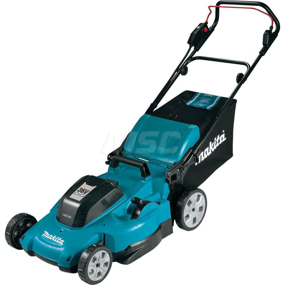 Lawn Mowers; Mower Type: Walk Behind; Power Type: Battery; Cutting Width (Inch): 21 in; Includes: 21″ Lawn Mower Blade (191V96-5), Grass Catcher Bag (162A26-7), Mulching Plug (413945-7); Cutting Width: 21 in