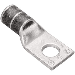 Burndy - Ring Terminals; Terminal Type: Rectangle ; Insulation Type: NonInsulated ; Connection Type: Compression ; Compatible Wire Size (AWG): 3/0 ; Stud Size (Inch): 3/8 ; Color: Orange - Exact Industrial Supply