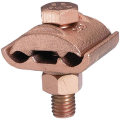 Burndy - Grounding Clamps; Clamp Type: Grounding Clamp ; Compatible Wire Size (AWG): 4-2/0 ; Overall Length (Inch): 1 ; Overall Length (Decimal Inch): 1 ; Material: Copper Alloy ; Standards Met: EU RoHS Indicator; RoHS EX Compliant; UL 467; UL Listed Dir - Exact Industrial Supply