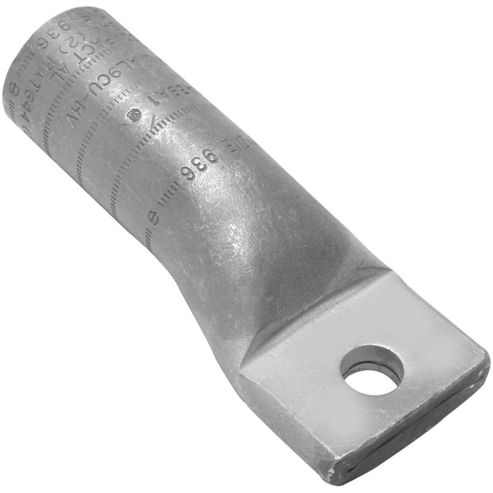 Burndy - Ring Terminals; Terminal Type: Rectangle ; Insulation Type: NonInsulated ; Connection Type: Compression ; Compatible Wire Size (kcmil): 750 ; Stud Size (Inch): 1/2 ; Color: Yellow - Exact Industrial Supply