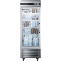 Accucold - Laboratory Refrigerators and Freezers; Type: Pharmacy, Medical-Laboratory Refrigerator ; Volume Capacity: 23 Cu. Ft. ; Minimum Temperature (C): 2.00 ; Maximum Temperature (C): 8.00 ; Width (Inch): 27.5 ; Depth (Inch): 31.0 - Exact Industrial Supply