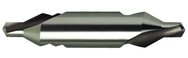 #6; 1/4 Dia. x  60° HSS LH Center Drill-Bright Form A - Strong Tooling