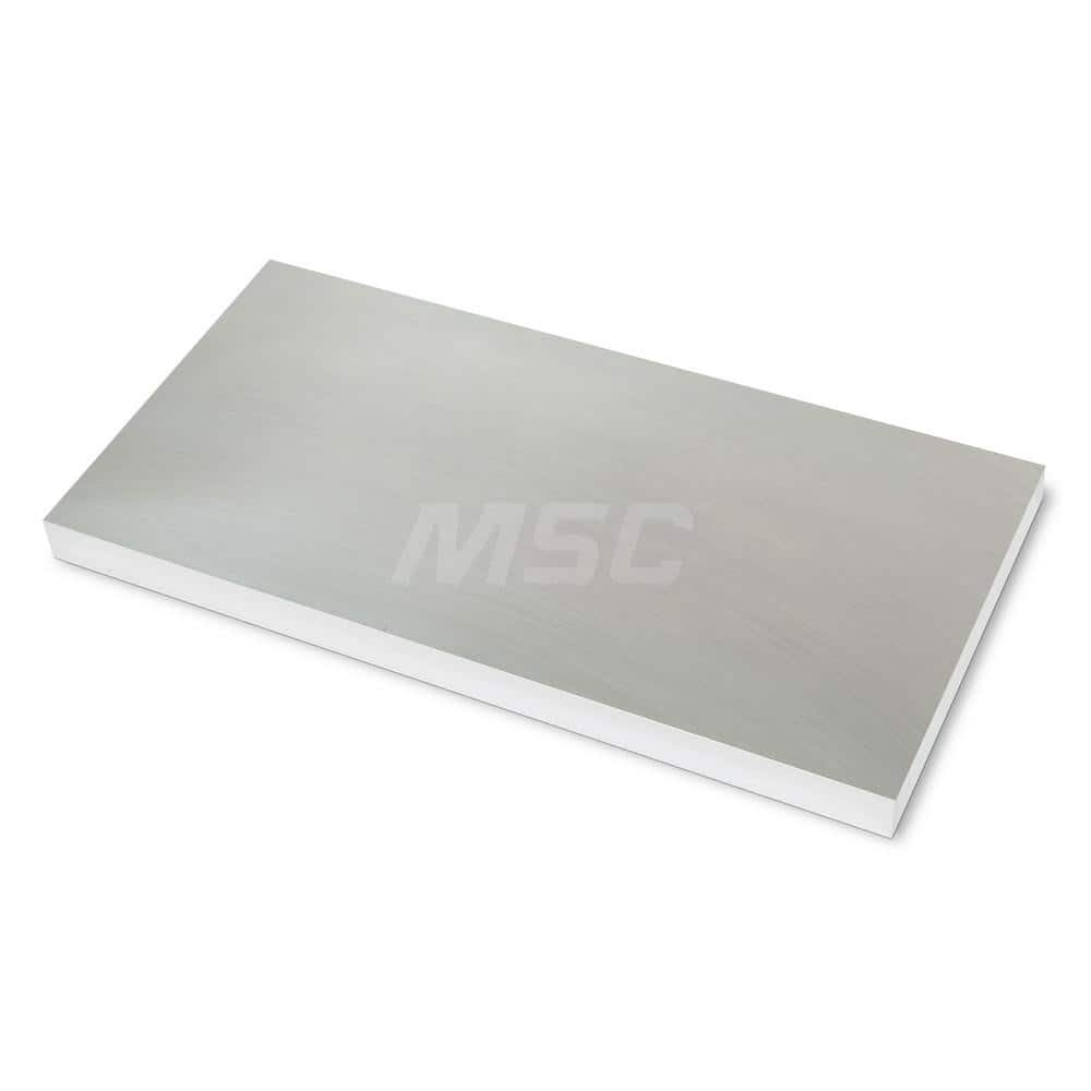 Aluminum Precision Sized Plate: Precision Ground, 12″ Long, 6″ Wide, 1/2″ Thick, Alloy 6061