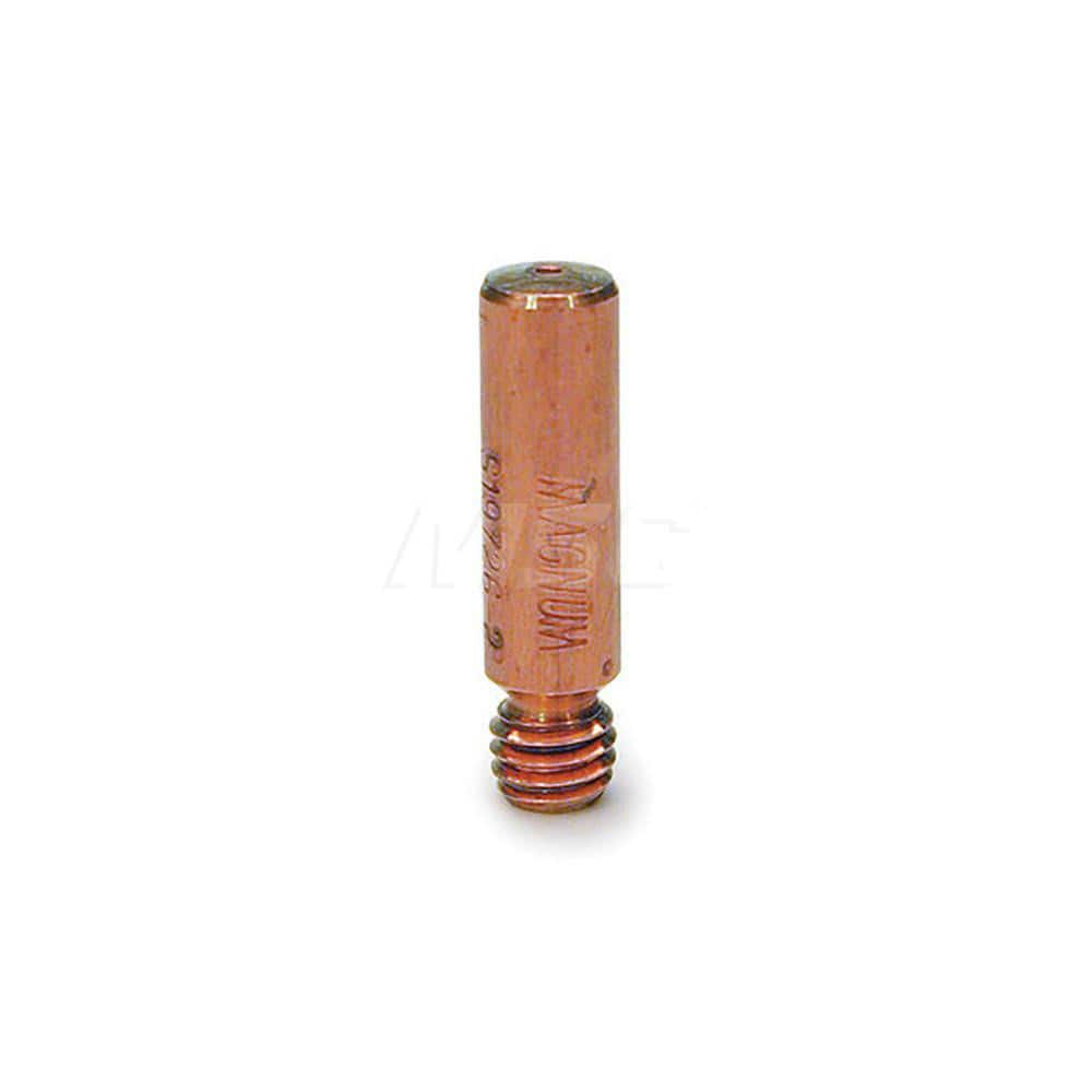 MIG Welder Contact Tip: 0.035″ Min x 0.035″ Max Wire Dia, Threaded Use with Magnum