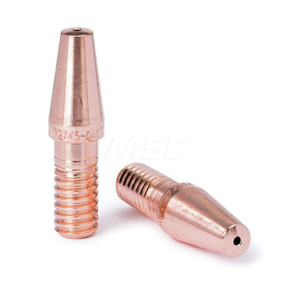 MIG Welder Contact Tip: 0.052″ Min x 0.052″ Max Wire Dia, Threaded Use with Magnum PRO