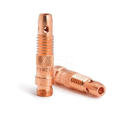 TIG Torch Collets & Collet Bodies; Product Type: Collet Body; Hole Diameter: 0.1560; Material: Copper Alloy; For Use With: 17/18/26 TIG Torches using 5/32″ Tungsten Electrodes