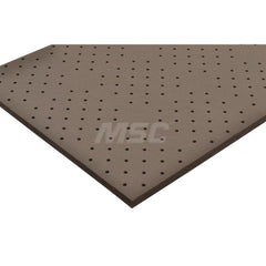 Anti-Fatigue Mat: 36″ Wide, Nitrile Rubber, Beveled Edge, Standard-Duty Black