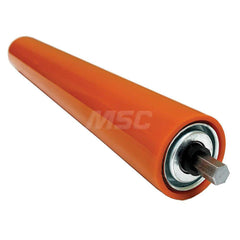 Roller Skids; Roller Material: Galvanized Steel; Load Capacity: 633; Color: Orange; Finish: Natural; Compatible Surface Type: Smooth; Roller Length: 17.8750 in; Roller Width: 1.9000; Roller Height: 1.9000 in; Roller Diameter: 1.9000; Overall Height: 1.900