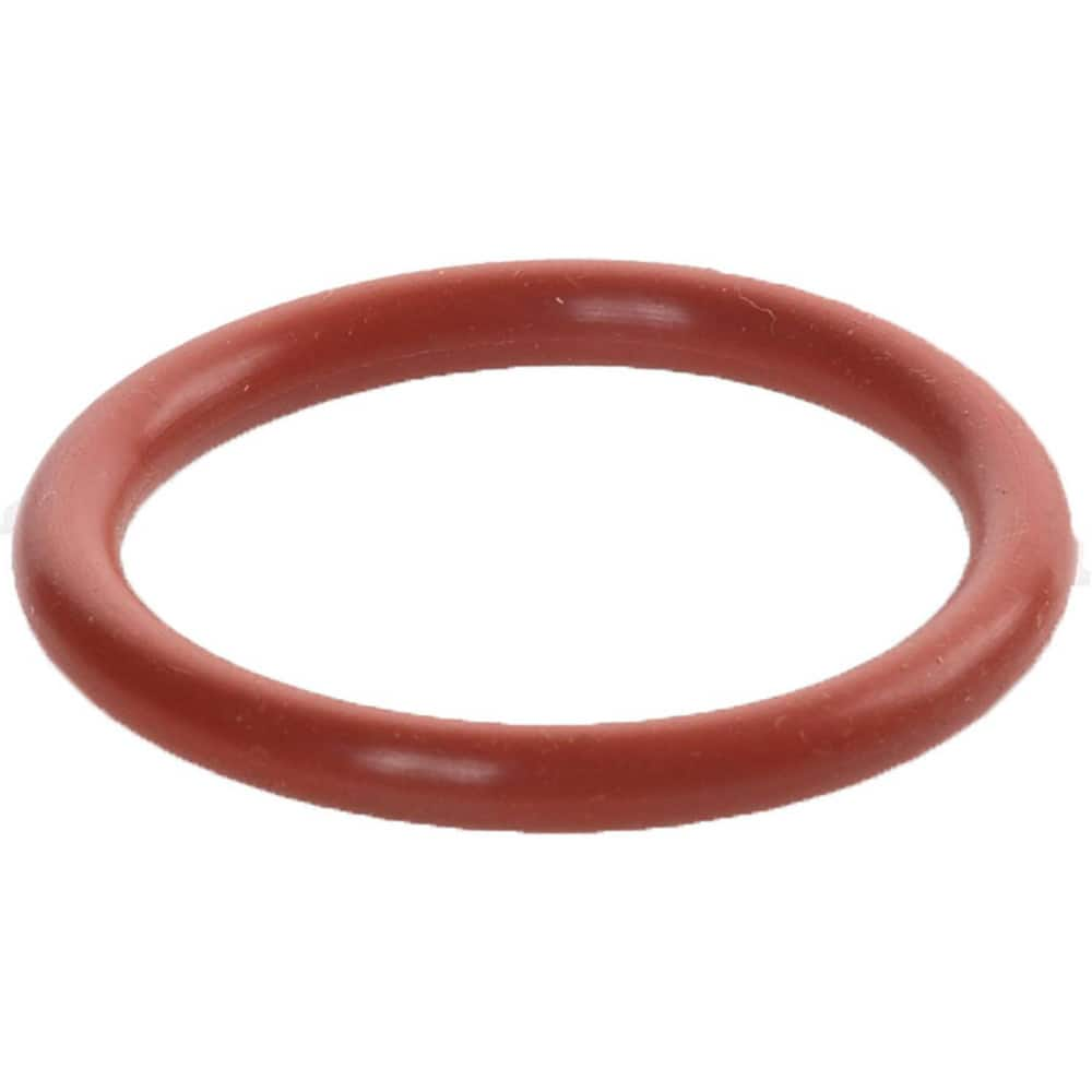 O-Ring: 0.362″ ID x 0.568″ OD, 0.103″ Thick, Dash 110, Silicone Round Cross Section, Shore 70, Red