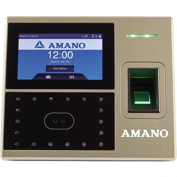 Amano - Time Clocks & Time Recorders Punch Style: Biometric Power Source: 100 to 240 V @ 50 to 60 Hz - Strong Tooling