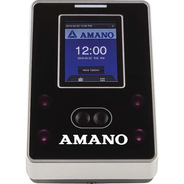 Amano - Time Clocks & Time Recorders Punch Style: Biometric Power Source: 100 to 240 V @ 50 to 60 Hz - Strong Tooling