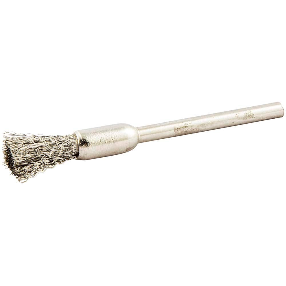 Norton - End Brushes Brush Diameter (Inch): 1/4 Fill Material: Stainless Steel - Strong Tooling