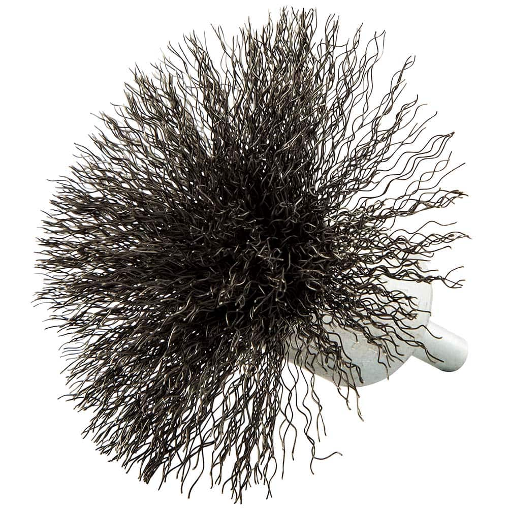 Norton - End Brushes Brush Diameter (Inch): 3 Fill Material: Carbon Steel - Strong Tooling