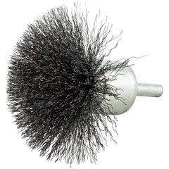 Norton - End Brushes Brush Diameter (Inch): 3 Fill Material: Carbon Steel - Strong Tooling