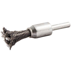 Norton - End Brushes Brush Diameter (Inch): 1/2 Fill Material: Carbon Steel - Strong Tooling