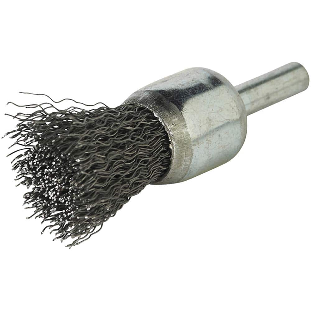 Norton - End Brushes Brush Diameter (Inch): 3/4 Fill Material: Carbon Steel - Strong Tooling