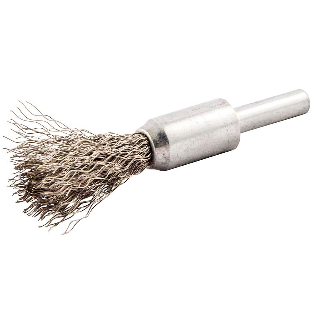 Norton - End Brushes Brush Diameter (Inch): 1/2 Fill Material: Stainless Steel - Strong Tooling