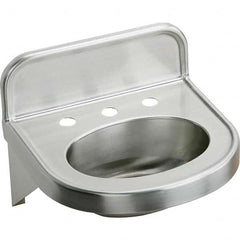 ELKAY - Stainless Steel Sinks Type: Lavatory Sink-Wall Hung Outside Length: 18 (Inch) - Strong Tooling