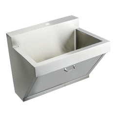 ELKAY - Stainless Steel Sinks Type: Hand Sink Wall Mount w/Electronic Faucet Outside Length: 25 (Inch) - Strong Tooling