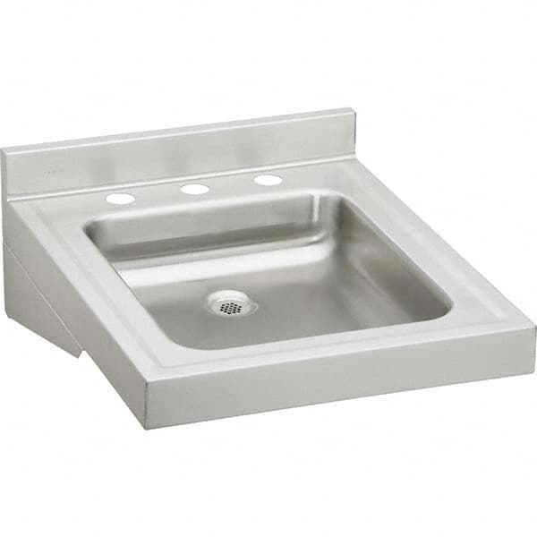 ELKAY - Stainless Steel Sinks Type: Lavatory Sink-Wall Hung Outside Length: 19 (Inch) - Strong Tooling