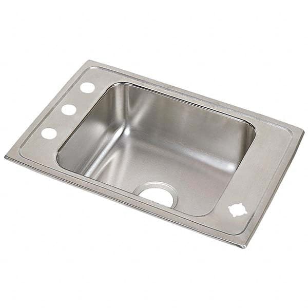 ELKAY - Stainless Steel Sinks Type: Drop In Sink Outside Length: 25 (Inch) - Strong Tooling