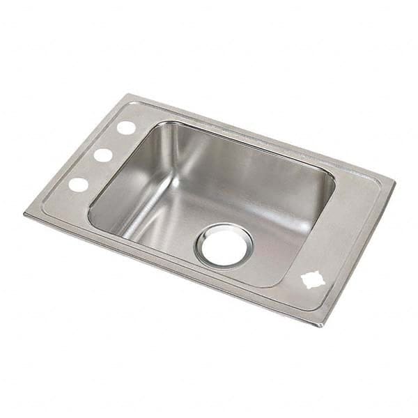 ELKAY - Stainless Steel Sinks Type: Drop In Sink Outside Length: 31 (Inch) - Strong Tooling