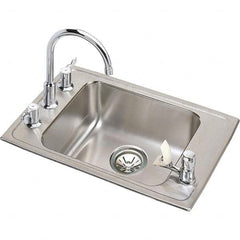 ELKAY - Stainless Steel Sinks Type: Drop In Sink Outside Length: 22 (Inch) - Strong Tooling