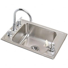 ELKAY - Stainless Steel Sinks Type: Drop In Sink Outside Length: 25 (Inch) - Strong Tooling