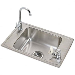 ELKAY - Stainless Steel Sinks Type: Drop In Sink Outside Length: 25 (Inch) - Strong Tooling