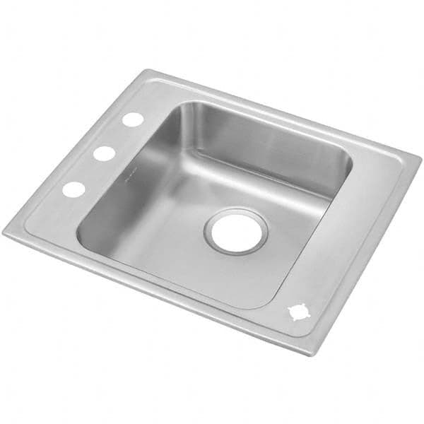 ELKAY - Stainless Steel Sinks Type: Drop In Sink Outside Length: 22 (Inch) - Strong Tooling