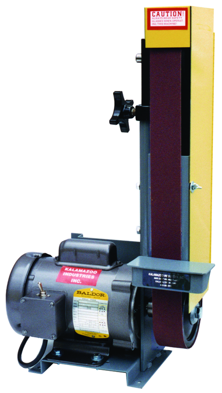 Belt Sander-with Motor - #2FSM; 2 x 48'' Belt; 1/2HP; 1PH Motor - Strong Tooling