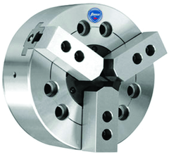 3-Jaw Power Chuck; 6 inch; Direct Mount A2-5 - Strong Tooling