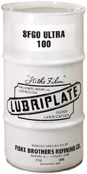 Lubriplate - 16 Gal Drum, ISO 100, SAE 40, Air Compressor Oil - 7°F to 385°, 556 Viscosity (SUS) at 100°F, 77 Viscosity (SUS) at 210°F - Strong Tooling