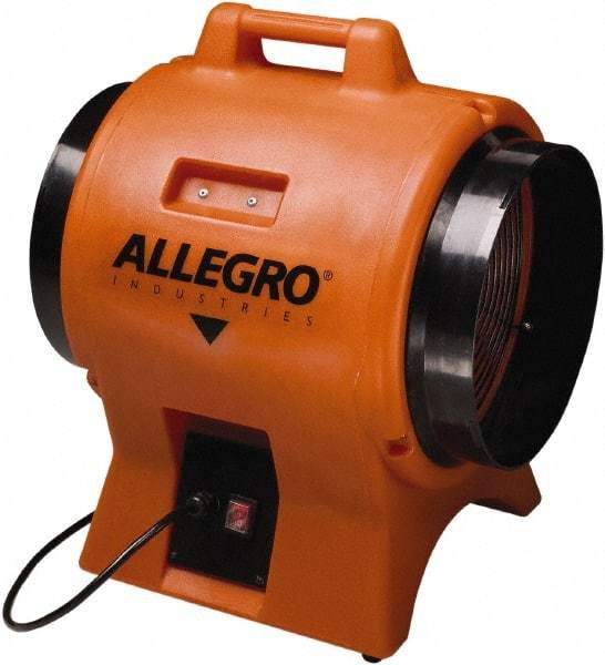 Allegro - 12" Inlet, Electric AC Axial Blower - 1 hp, 2,180 CFM (Free Air), 230 Max Voltage Rating - Strong Tooling