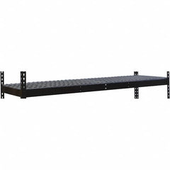 Hallowell - 60" Wide, Open Shelving Accessory/Component - Steel, 30" Deep, Use with Black Rivetwell Double Rivet Boltless Shelving - Strong Tooling