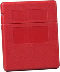 Justrite - 1 Piece Red Document Holders-Certificate/Document - 12-1/2" High x 10-1/4" Wide - Strong Tooling