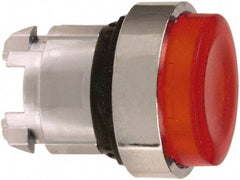 Schneider Electric - 22mm Mount Hole, Extended Straight, Pushbutton Switch Only - Round, Red Pushbutton, Illuminated, Maintained (MA) - Strong Tooling