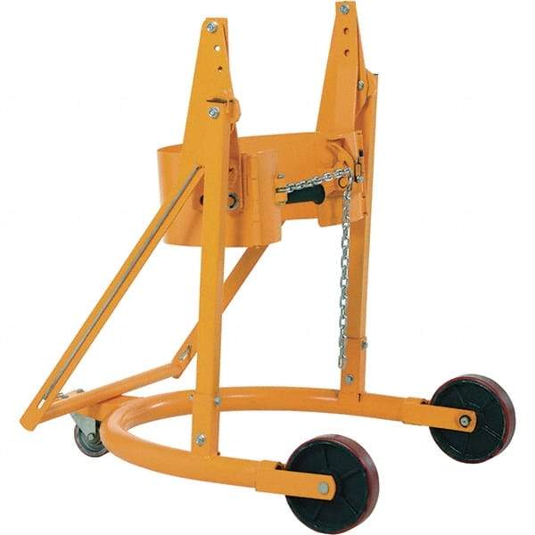 Value Collection - 1,496 Lb Load Capacity, Drum Carrier/Rotator - For 55 Gal Drums - Strong Tooling