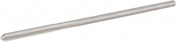 Hertel - 3/32" Cobalt 4 Flute Chucking Reamer - Straight Flute, Straight Shank, 3/4" Flute Length, 3" OAL - Strong Tooling