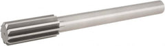 Hertel - 2" High Speed Steel 12 Flute Chucking Reamer - Straight Flute, 1-1/2" Straight Shank, 4" Flute Length, 14" OAL - Strong Tooling