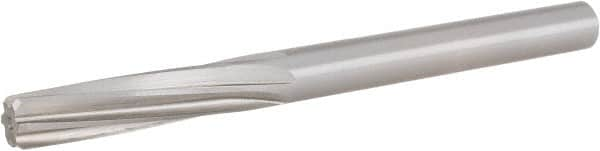 Hertel - Letter Z High Speed Steel 6 Flute Chucking Reamer - Spiral Flute, 0.413" Straight Shank, 1-3/4" Flute Length, 5-1/4" OAL - Strong Tooling