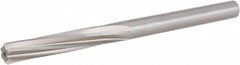 Hertel - Letter G High Speed Steel 6 Flute Chucking Reamer - Spiral Flute, 0.261" Straight Shank, 1-1/2" Flute Length, 4-1/8" OAL - Strong Tooling