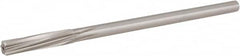 Hertel - 17/64" High Speed Steel 6 Flute Chucking Reamer - Spiral Flute, 1/4" Straight Shank, 1-1/2" Flute Length, 6" OAL - Strong Tooling