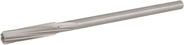 Hertel - 15/32" Cobalt 6 Flute Chucking Reamer - Spiral Flute, 0.373" Straight Shank, 1-3/4" Flute Length, 7" OAL - Strong Tooling