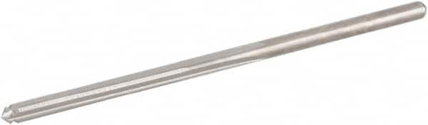 Hertel - #52 High Speed Steel 4 Flute Chucking Reamer - Straight Flute, Straight Shank, 1/2" Flute Length, 1-7/8" OAL - Strong Tooling