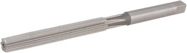 Hertel - 15/32" Diam, Straight Shank, 2.88" Flute, Hand Reamer - Strong Tooling