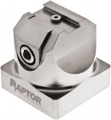 Raptor Workholding - 3/4" Jaw Width, 2-1/8" High x 2.07" Long x 2.07" Wide Dovetail Vise - For Use with 4 & 5 Axis Workholding Systems - Strong Tooling